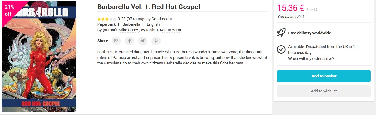 Barbarella Vol. 1: Red Hot Gospel