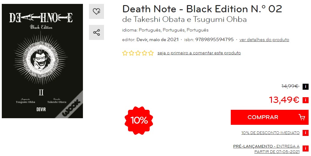 Death Note Black Edition 4 - Bandas Desenhadas