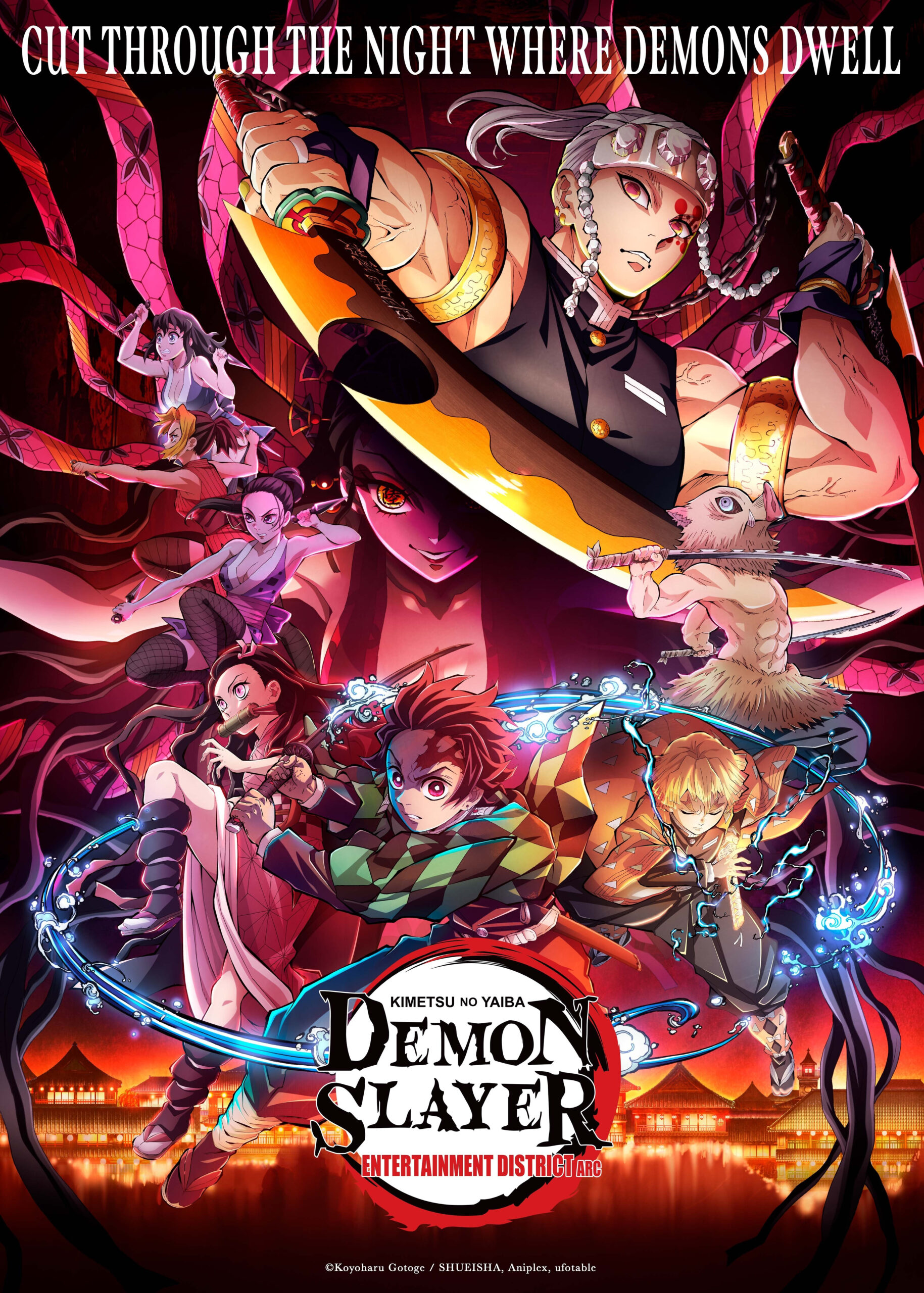 Demon Slayer – Mugen Train e Entertainment District chegam à Crunchyroll