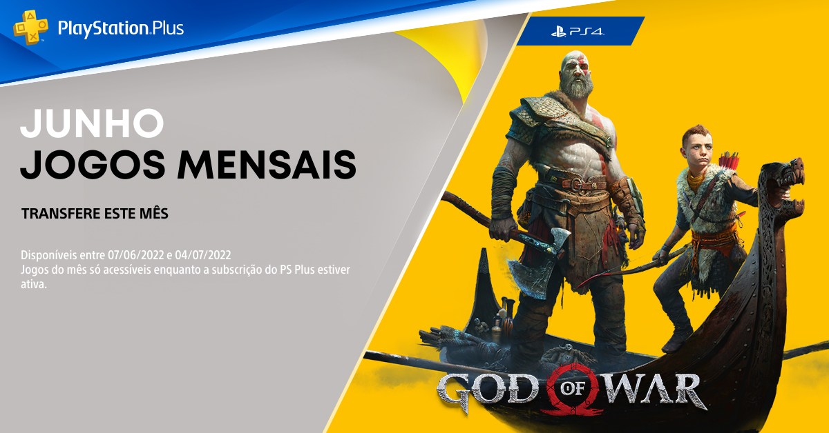 PS Plus de junho traz God of War e mais jogos para assinantes