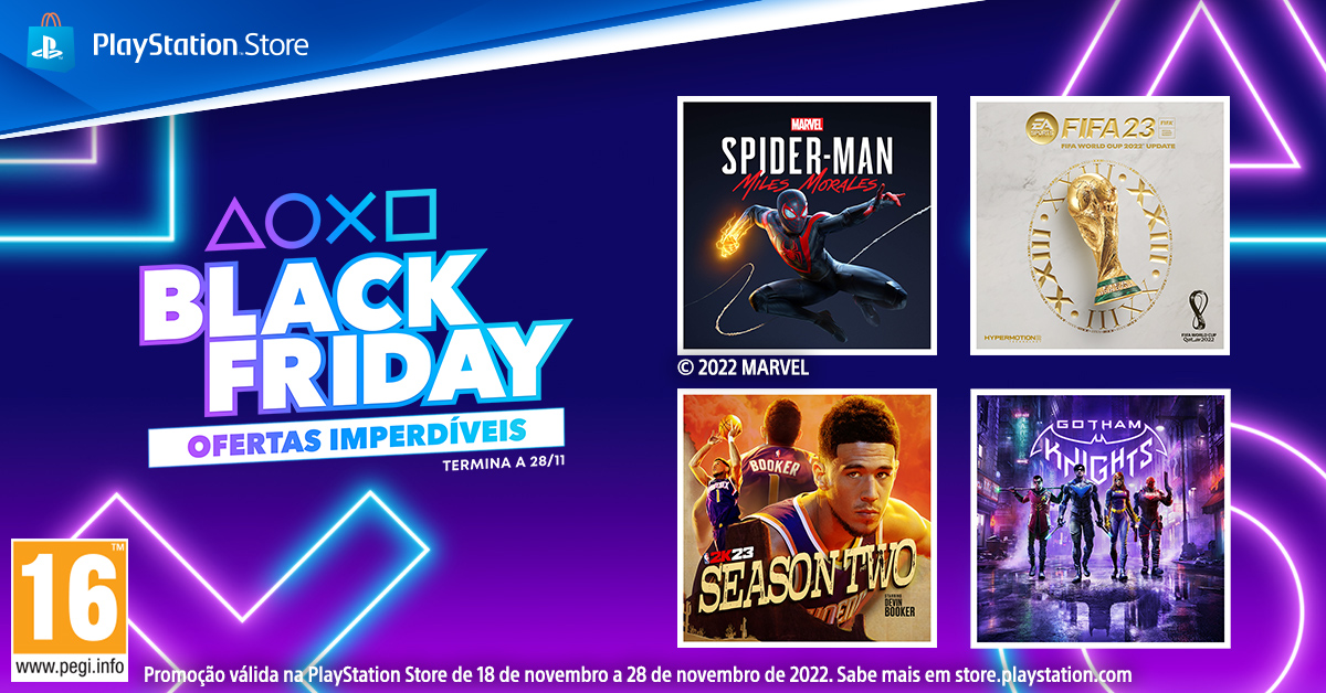 Black Friday 2022: PlayStation® anuncia descontos nas subscrições