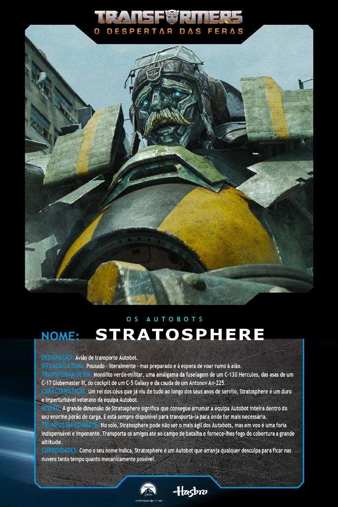 Transformers: O despertar das feras - Bio-Cards Oficiais