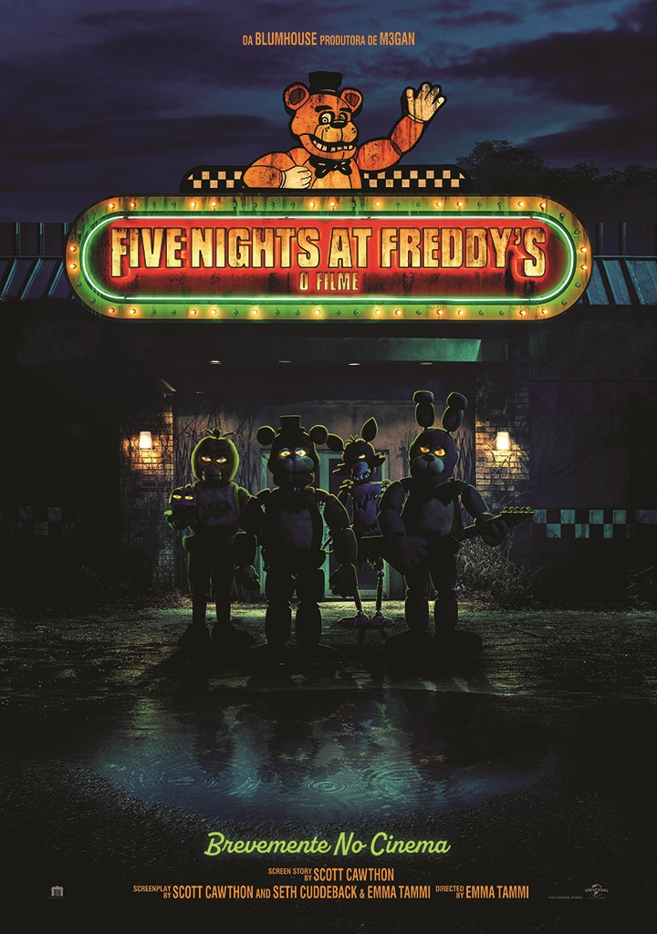 Ganha convites duplos para a antestreia de Five Nights at Freddy's - O Filme