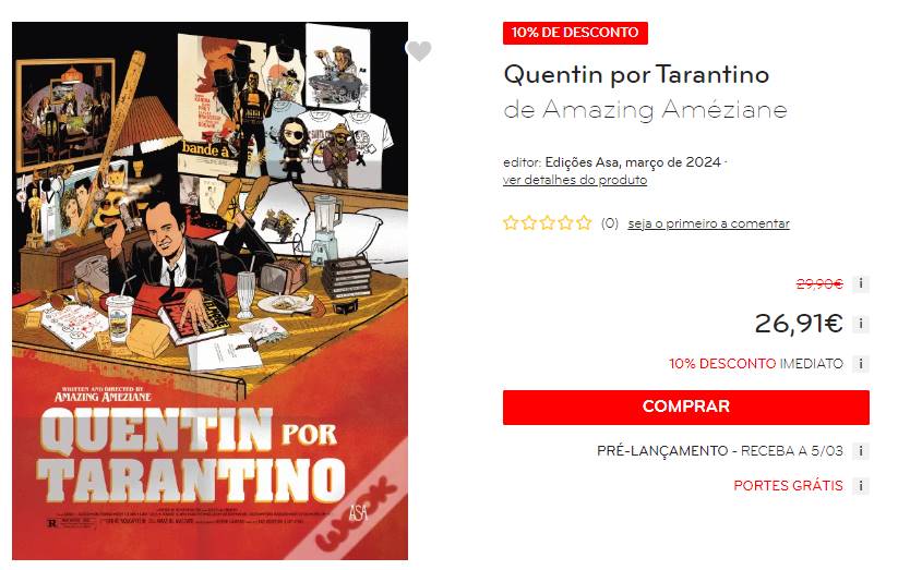 Comprar Quentin por Tarantino