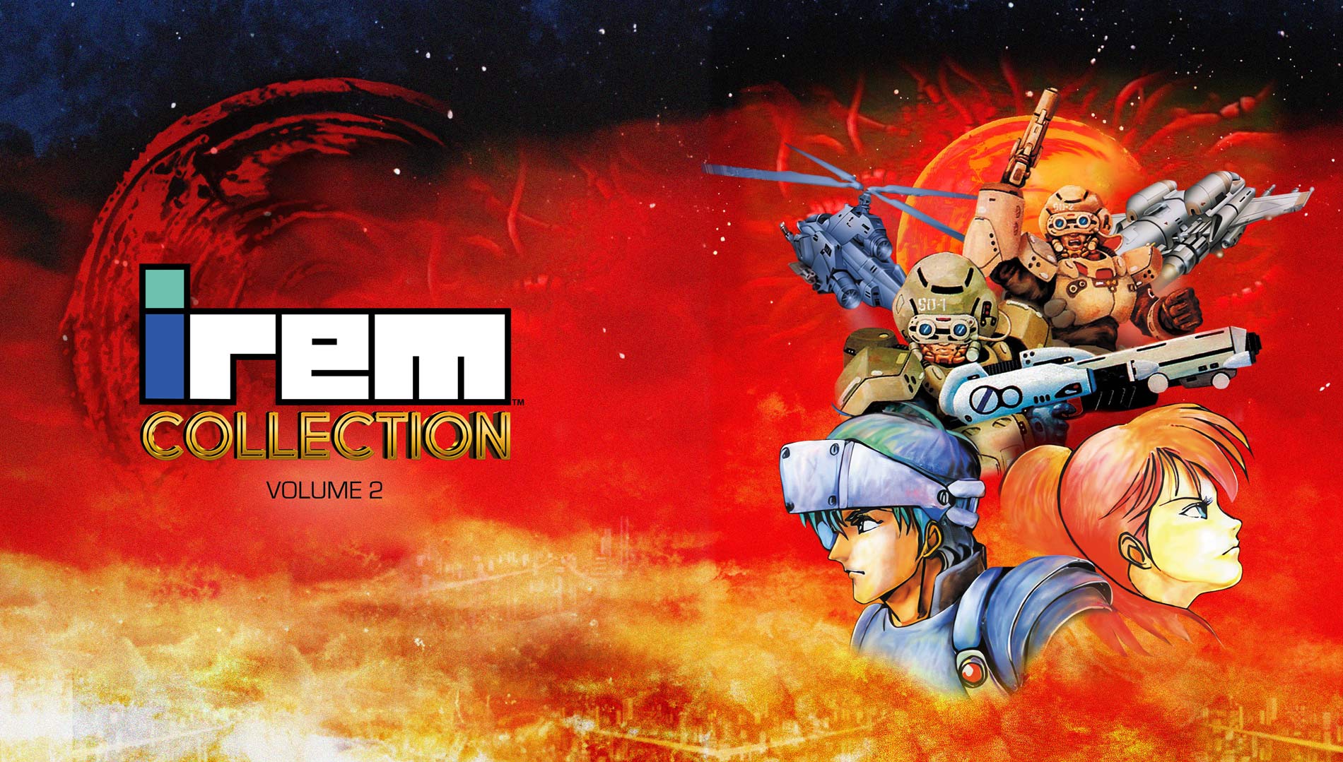 Irem Collection Volumes 1 e 2 trazem clássicos da desenvolvedora Irem, focados em shooters e jogos de ação.