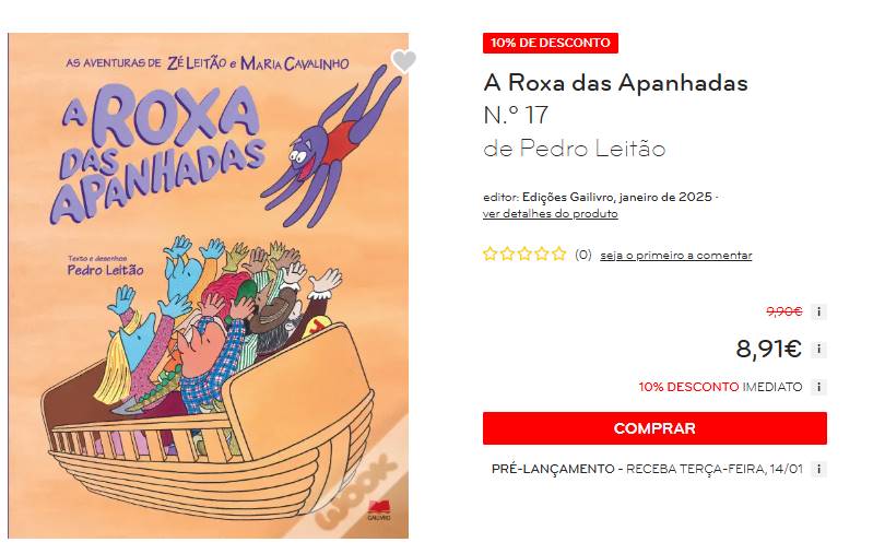 As Aventuras de Zé Leitão e Maria Cavalinho 17 - A Roxa das Apanhadas